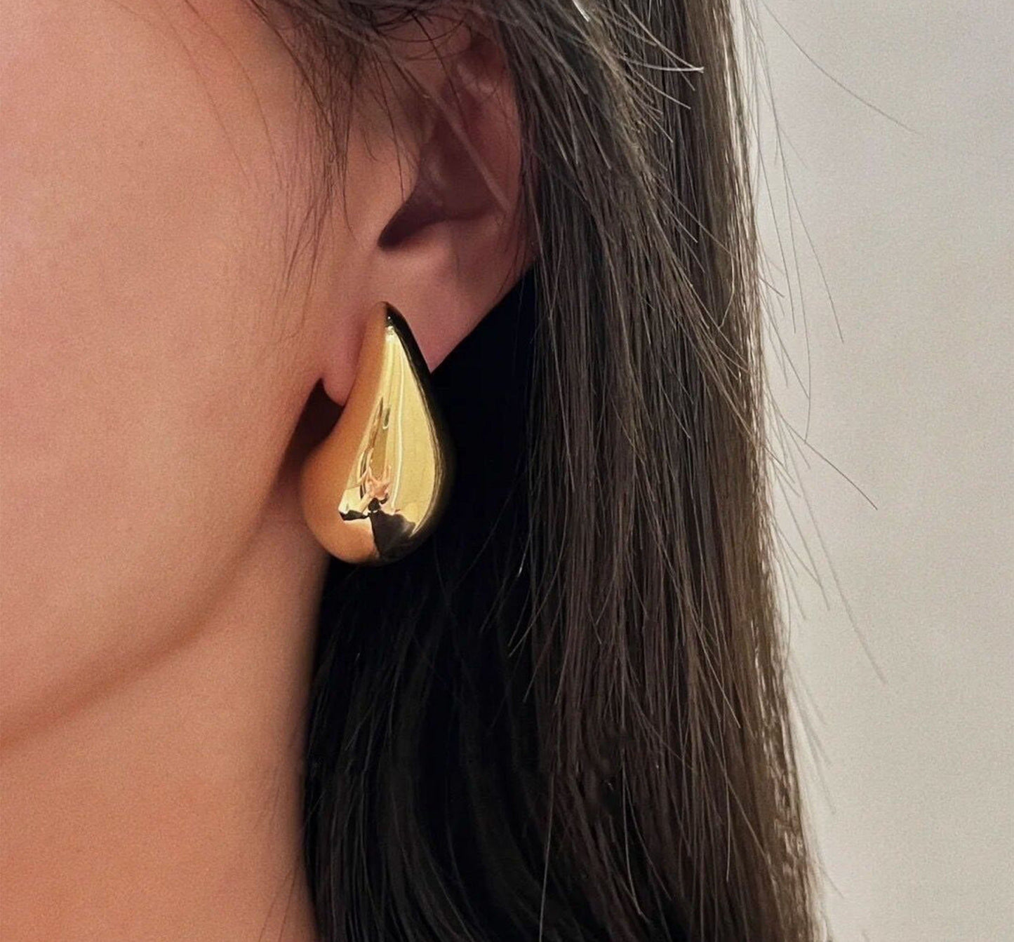 Trendy Water Drop Stud Earrings