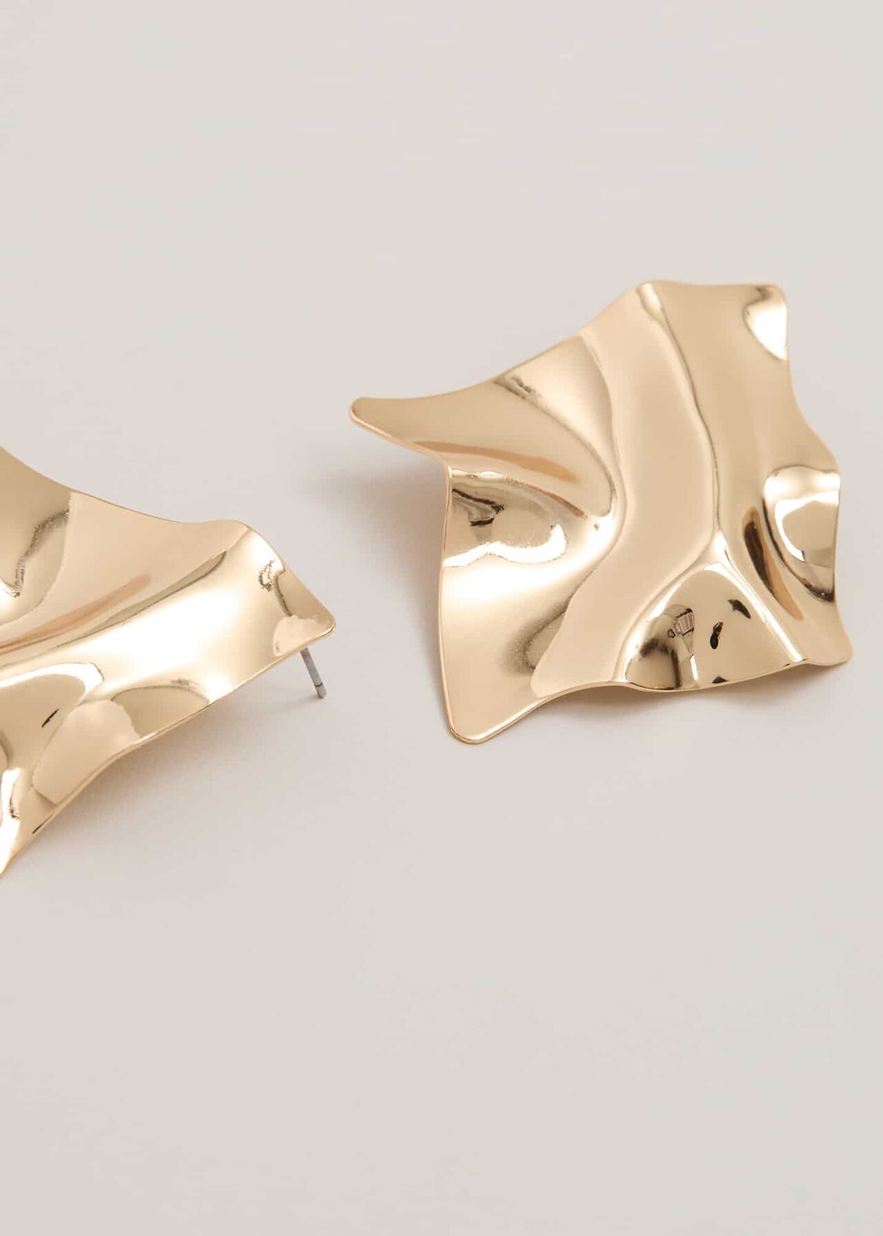 Abstract Leaf-Shape Earrings