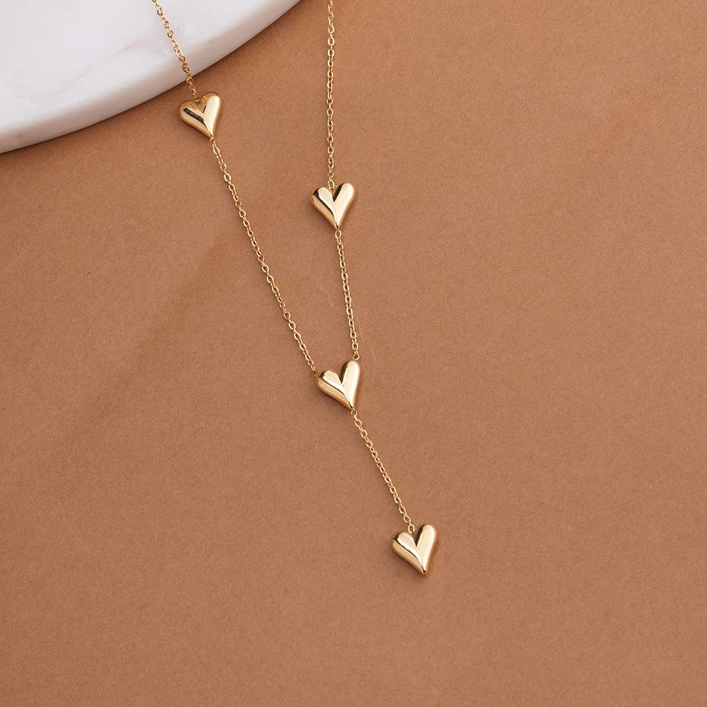 Heartstrings Gold Necklace