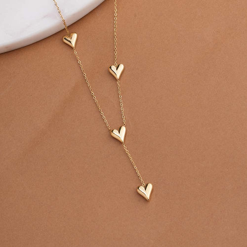 Heartstrings Gold Necklace