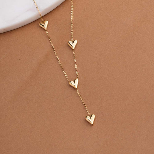 Heartstrings Gold Necklace