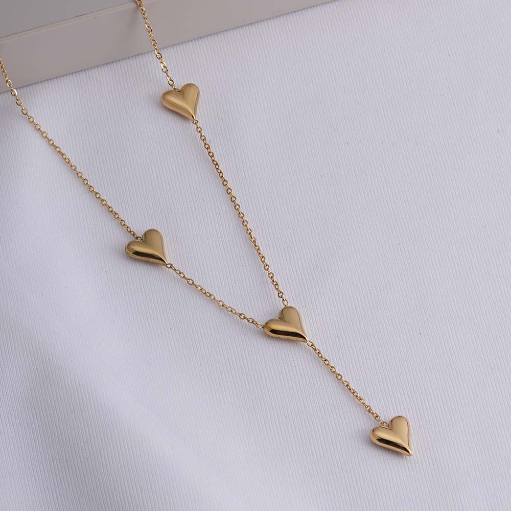 Heartstrings Gold Necklace
