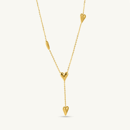 Heartstrings Gold Necklace