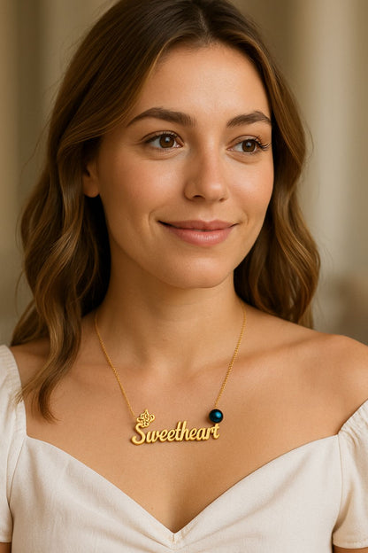 ustom Name Necklace – "Prince" & "Sweety" and many more