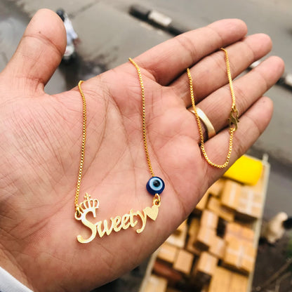 ustom Name Necklace – "Prince" & "Sweety" and many more