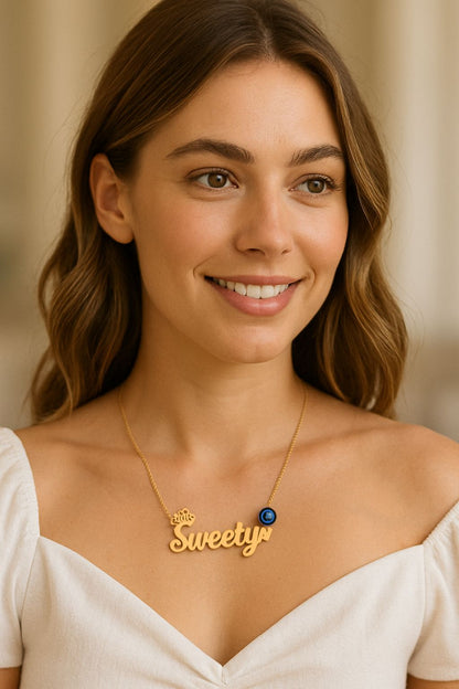 ustom Name Necklace – "Prince" & "Sweety" and many more