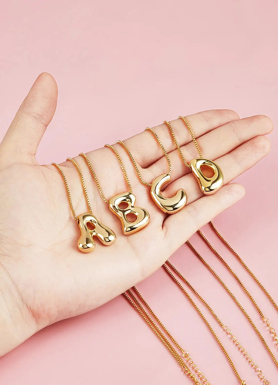 Balloon Letter Necklace