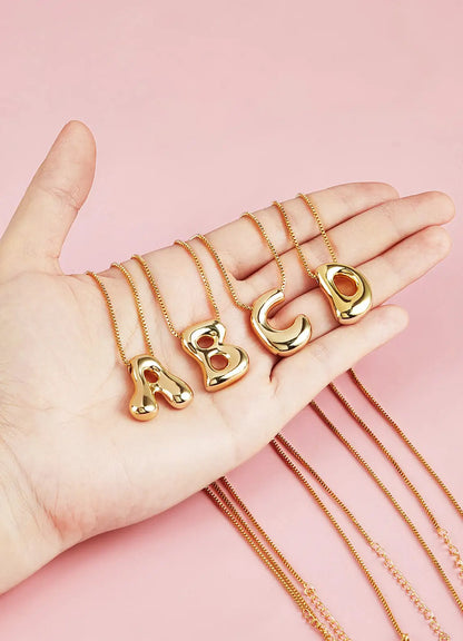 Balloon Letter Necklace