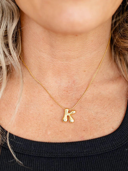 Balloon Letter Necklace