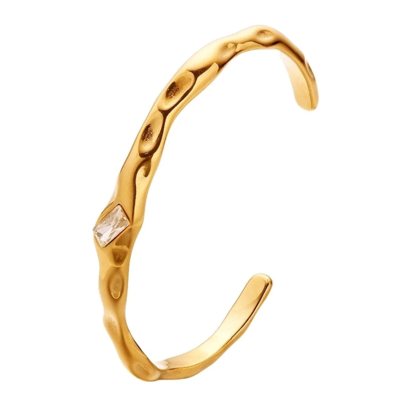 Molten Gold Textured Cuff