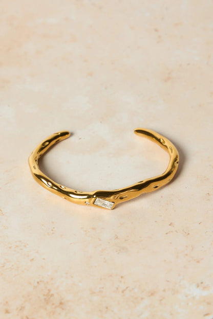 Molten Gold Textured Cuff