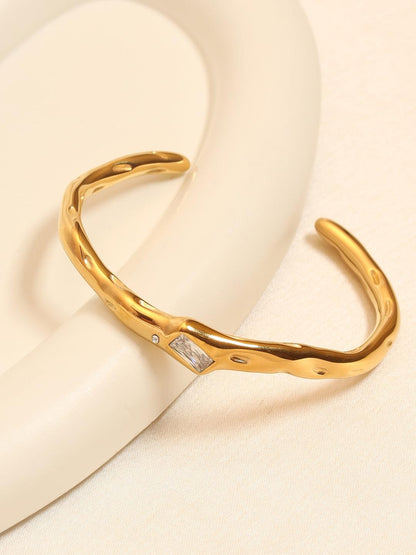 Molten Gold Textured Cuff