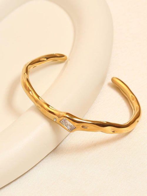 Molten Gold Textured Cuff