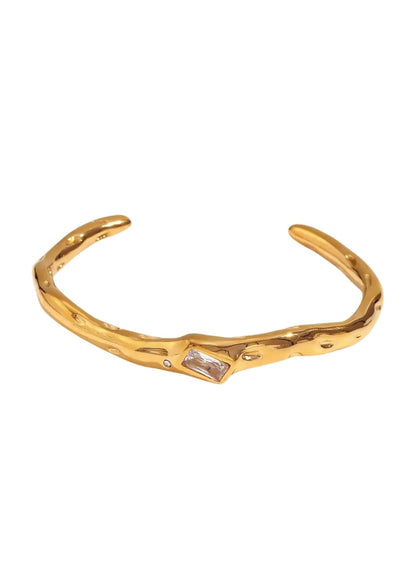 Molten Gold Textured Cuff
