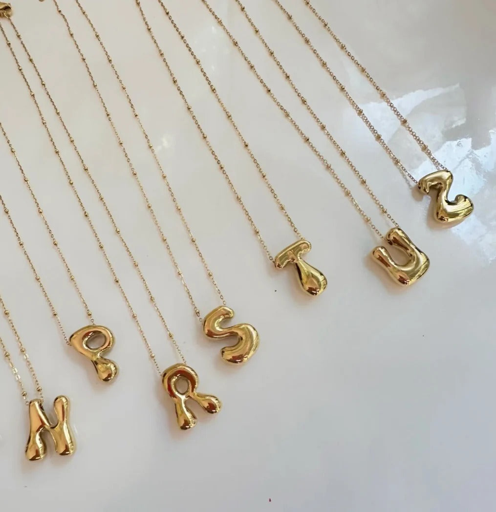 Balloon Letter Necklace