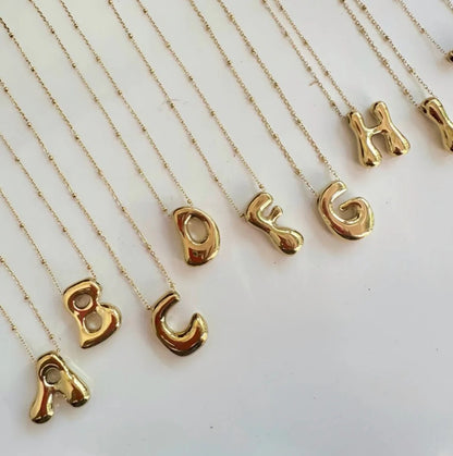 Balloon Letter Necklace