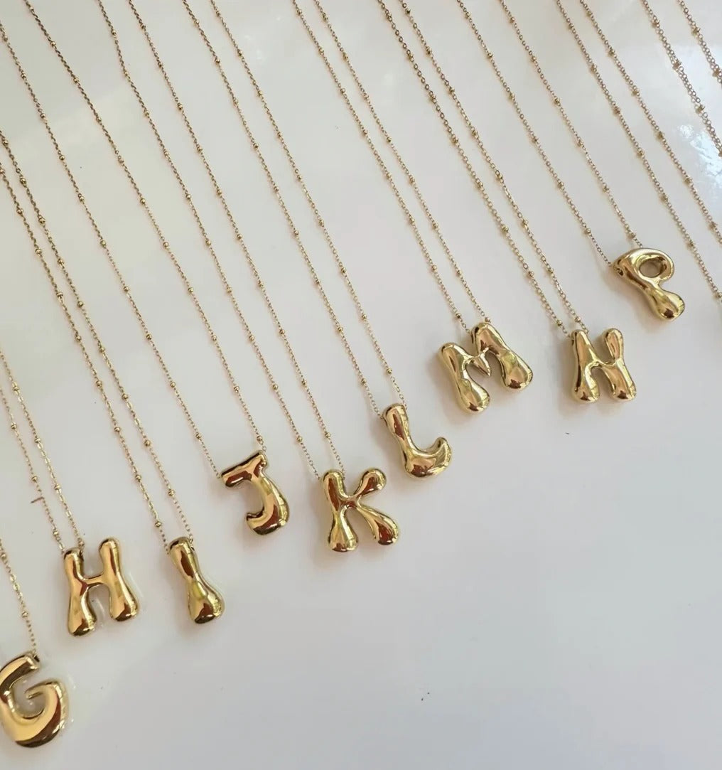 Balloon Letter Necklace