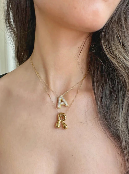 Balloon Letter Necklace